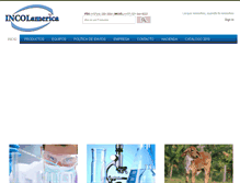 Tablet Screenshot of incolamerica.com